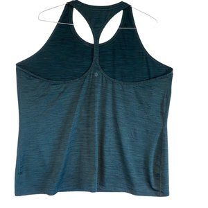 Athleta  Womens Tank Top 2X Racerback Training Teal EUC
